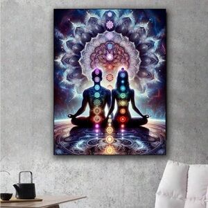 Chakra Mindfulness Mandala Diamond Painting Kits - Art Set 30 X 40 cm Unbranded